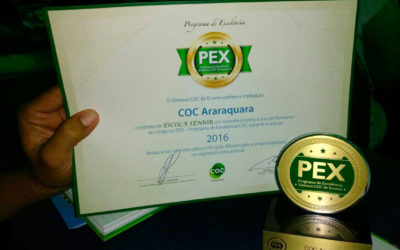 COC Araraquara recebe prêmio excelência de qualidade