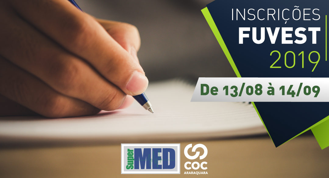 Inscrições vestibular FUVEST 2019